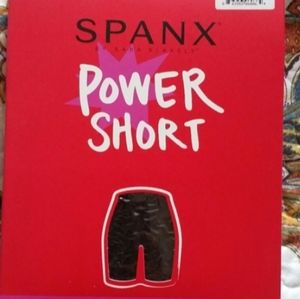 Spanx Black Power Short Seamless Shaper *Spanx run small, size up*